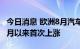 今日消息 欧洲8月汽车销量增长3.4％ 为13个月以来首次上涨