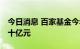 今日消息 百家基金今年出手自购 申购额超四十亿元