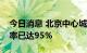 今日消息 北京中心城区交通信号灯联网联控率已达95%