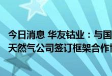 今日消息 华友钴业：与国家电投集团、印尼电力公司、印尼天然气公司签订框架合作协议