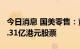 今日消息 国美零售：黄光裕等大股东减持约5.31亿港元股票