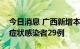 今日消息 广西新增本土确诊病例2例 本土无症状感染者29例