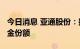 今日消息 亚通股份：拟出资3000万元认购基金份额