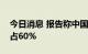 今日消息 报告称中国快消品线下实体零售仍占60%