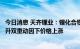 今日消息 天齐锂业：锂化合物在供应相对紧张及产业需求上升双重动因下价格上涨