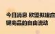 今日消息 欧盟拟建应急机制确保危机时期关键商品的自由流动