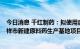 今日消息 千红制药：拟使用自有资金投资6亿元在湖北省钟祥市新建原料药生产基地项目