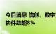 今日消息 信创、数字安全板块持续走低 中国软件跌超8%