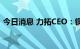 今日消息 力拓CEO：铜价短期前景面临挑战