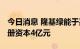 今日消息 隆基绿能于嘉兴投资成立新公司 注册资本4亿元