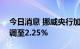 今日消息 挪威央行加息50个基点  将利率上调至2.25%