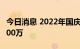 今日消息 2022年国庆档新片预售票房突破4000万