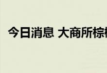 今日消息 大商所棕榈期货主力合约大跌4%