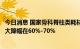 今日消息 国家骨科脊柱类耗材集采拟中选结果公示，产品最大降幅在60%-70%