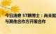 今日消息 ST鹏博士：尚未就进一步收购千懿氢能股权事项与其他合作方开展合作