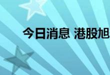 今日消息 港股旭辉控股集团跌超15%