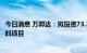 今日消息 万邦达：拟投资73.3亿元建设碳四碳五制高端新材料项目