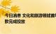 今日消息 文化和旅游领域首笔3300万元设备更新专项再贷款完成投放