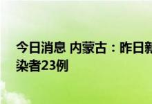 今日消息 内蒙古：昨日新增本土确诊病例80例，无症状感染者23例