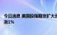 今日消息 美国股指期货扩大涨幅，纳斯达克100指数期货上涨1%