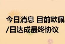 今日消息 目前欧佩克+还没有就减产200万桶/日达成最终协议