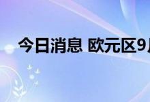 今日消息 欧元区9月综合PMI终值为48.1