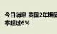 今日消息 英国2年期固定利率抵押贷款平均利率超过6%