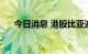 今日消息 港股比亚迪股份盘中跌超5%