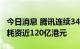 今日消息 腾讯连续34个交易日回购股票 累计耗资近120亿港元