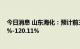 今日消息 山东海化：预计前三季度净利润同比增长103.95%-120.11%