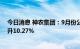 今日消息 神农集团：9月份公司商品猪销售均价比8月份上升10.27%