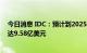 今日消息 IDC：预计到2025年中国工业AI质检整体市场将达9.58亿美元