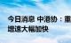 今日消息 中港协：重点监测港口煤炭吞吐量增速大幅加快