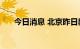 今日消息 北京昨日新增本土确诊13例