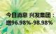 今日消息 兴发集团：预计前三季度净利同比增96.98%-98.98%