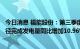 今日消息 福能股份：第三季度公司各运行电厂按合并报表口径完成发电量同比增加10.96%