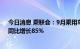 今日消息 乘联会：9月乘用车出口 含整车与CKD25万辆，同比增长85%