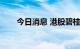 今日消息 港股碧桂园跌幅收窄至5%