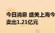 今日消息 盛美上海今日跌16.66% 三机构净卖出1.21亿元