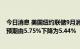 今日消息 美国纽约联储9月消费者预期报告：一年期通胀率预期由5.75%下降为5.44%