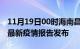 11月19日00时海南昌江疫情情况数据及昌江最新疫情报告发布