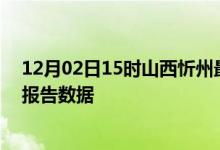 12月02日15时山西忻州最新疫情确诊人数及忻州疫情最新报告数据