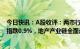 今日快讯：A股收评：两市行情分化，沪指三连阳，创业板指跌0.9%，地产产业链全面走强，抗疫概念股再度回调