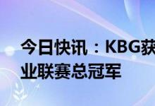 今日快讯：KBG获得第二届英雄联盟手游职业联赛总冠军
