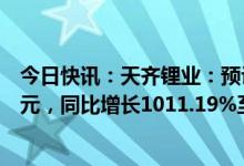 今日快讯：天齐锂业：预计2022年净利润231亿元至256亿元，同比增长1011.19%至1131.45%