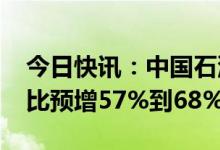 今日快讯：中国石油：2022年归母净利润同比预增57%到68%