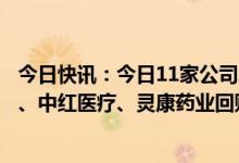 今日快讯：今日11家公司发布股票回购相关公告，智度股份、中红医疗、灵康药业回购预案金额最高