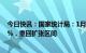 今日快讯：国家统计局：1月份制造业采购经理指数为50.1%，重回扩张区间