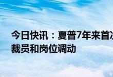 今日快讯：夏普7年来首次下调全财年业绩预期，计划实施裁员和岗位调动