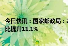 今日快讯：国家邮政局：2月中国快递发展指数为254.8，同比提升11.1%